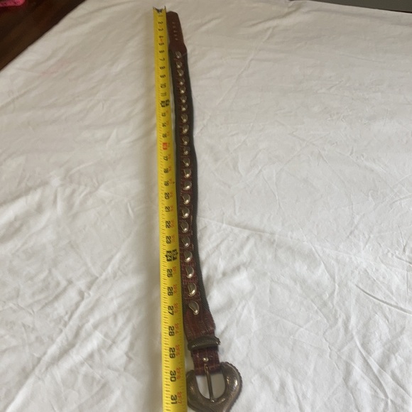 VTG. Paris France brass snake buckle belt. - Picture 7 of 11